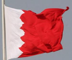 Puzzle Σημαία του Μπαχρέιν